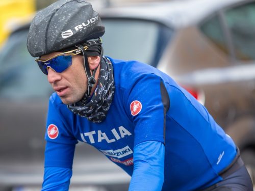 Vincenzo Nibali e il CT Cassani ricognizione Innsbruck 2018
